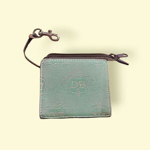 Dooney & Bourke canvas green wallet